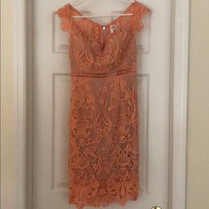 Lace Cap Sleeve Dress